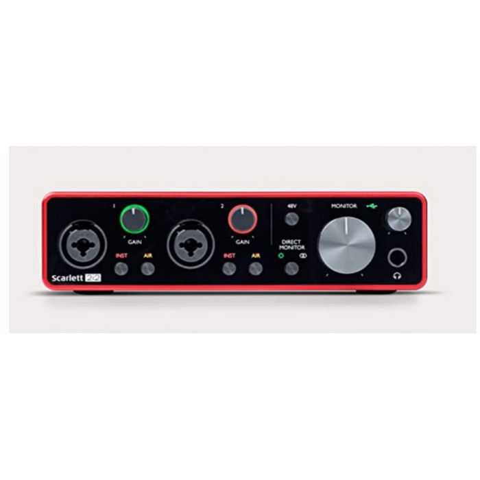 Focusrite Scarlett Solo 2i2 USB 3rd Gen Audio Interface